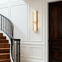 Lampes murales en marbre, luminaire mural en albâtre, design vertical moderne, abat-jour en pierre naturelle, lampe murale en marbre pour la décoration de la maison et des hôtels