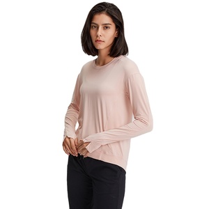 Top corto de manga larga para chica, Sujetador deportivo Sexy para Yoga y Mallas para hacer ejercicio, ropa de gimnasio para correr, Top corto de manga larga, Sujetador deportivo - Product Image 1