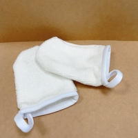 Tampons démaquillants en fibre de bambou, tampons de poche en microfibre, gants de nettoyage du visage lavables, lingettes en tissu