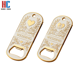 Apribottiglie in Metallo Personalizzato con Incisione <span class=keywords><strong>Mr</strong></span> & Mrs, Dettagli Floreali e Anello, per Bomboniere Nuziali, 20 Anni di Esperienza di Fabbrica - Product Image 3