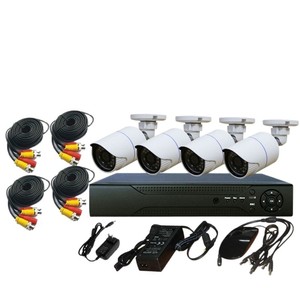 Kit de Vigilancia HJSCCD Hongjin 4CH 2.0MP HDCVI, Sistema de Circuito Cerrado con Visión Nocturna 1080p y Almacenamiento en Tarjeta SD - Product Image 1