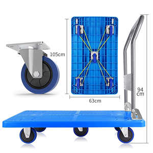 פיצוח צלחת פלדה טרנילרים טריילרים פלטפורמה קטנה עבור משיכת סחורות - Product Image 5