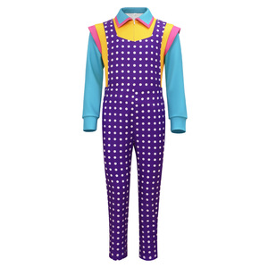 Camisa de cosplay de Fantasia Holly Wheeler para niños, mono, sudadera con capucha de Will Byers, disfraz, pantalones cortos de <span class=keywords><strong>Dustin</strong></span> <span class=keywords><strong>Henderson</strong></span>, trajes para Halloween y carnaval - Product Image 1