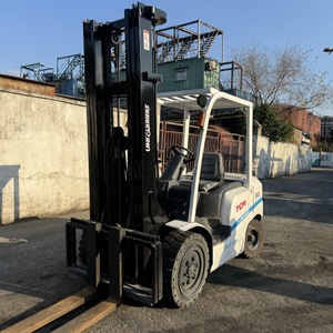 Prix d'usine Chariot élévateur à fourche tout-terrain à deux étages à haute efficacité Fwd Diesel TCM FD25T3 3000KG/3.0 Ton Hauteur de levage 3-6M - Product Image 2