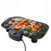 Barbecue Électrique d'Extérieur et d'Intérieur, Grill Coréen Électrique Sans Fumée pour Camping, Table de Barbecue Électrique