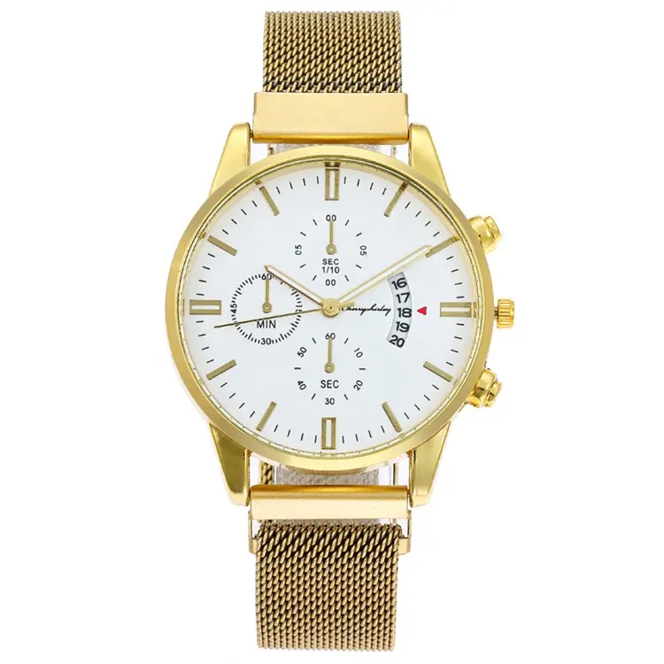4 Colors For Option Factory Price Good Quality Quartz Watches For Man Fashion Gold Plated Luxury Wrist Watches For Couples Reloj