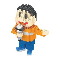 Jeux de construction de personnages de dessins animés en 3D miniatures DIY, personnages de dessins animés d'anime Dora pour enfants, cadeaux, briques, jouets éducatifs, puzzles de figurines