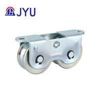 Système de transmission coulissante à double roue Poulie de roue de porte avec rainure UV