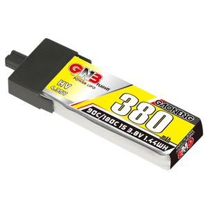 GAONENG GNB 1S 3.8V HV 380MAH 90C A30 หัวพลาสติก RC แบตเตอรี่ลิโป้ มินิควอด FPV Emax NanoHawk - Product Image 1