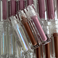 Gloss à lèvres vegan imperméable haute pigmentation haute brillance longue tenue sans logo en gros
