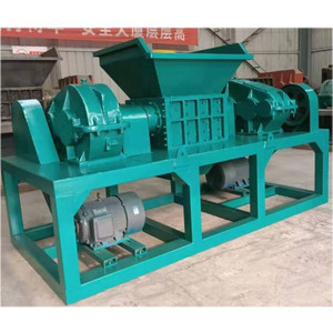High Torque Double Roller Shredder Machine Waste Tire <b>Plastic</b> <b>Drum</b> Aluminum Scrap Recycling Processing Machine - Product Image 5
