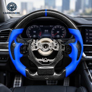 Volante Deportivo Personalizado de Fibra de Carbono y Cuero con 3 Radios y Empuñadura de 40 mm para Lexus ES NX10 2014-2022 GS F10 2015 IS250 IS350 - Product Image 1