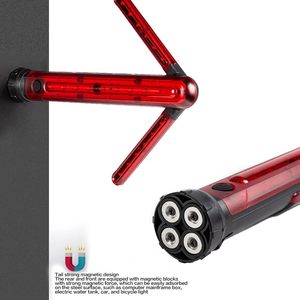 Sécurité routière avec base magnétique pour flèche directionnelle, fusées de signalisation, bâton de signalisation d'urgence routière, kit d'urgence routière, lumière d'avertissement routière rouge en forme de flèche - Product Image 5