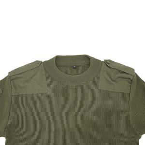 Maglione Pullover invernale da uomo KMS taglie forti girocollo tattico di sicurezza a maniche lunghe lavorato a maglia maglione di lana - Product Image 3
