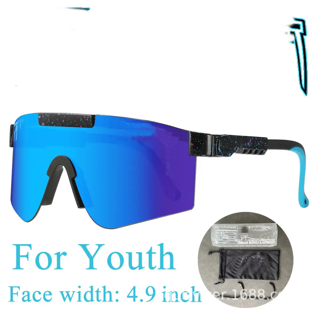 Fashion sports oversized sunglasses outdoor windproof glasses riding cycling uv400 polarized eyewear men