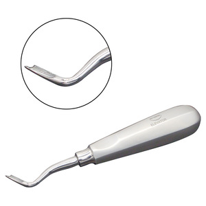 Yjianmei Élévateur dentaire en acier inoxydable de qualité médicale, droit et courbé, instrument chirurgical dentaire pour le déplacement des dents - Product Image 2