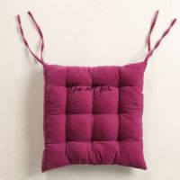 Coussin de chaise en coton tissé de haute qualité, garnissage en mousse à mémoire de forme, respirant, 40 x 40 x 7 cm, accepte les designs personnalisés, moderne et doux