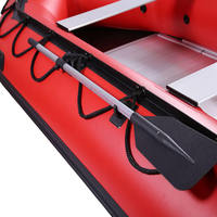 Bateau pneumatique en PVC en vente chaude, bateau de pêche pliable, bateau de pêche portable, plancher en aluminium de 300 cm