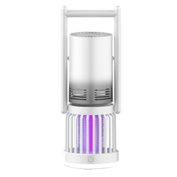 Lampe anti-moustiques électrique UV USB silencieuse avec ventilateur d'aspiration, en ABS, écologique, pour intérieur, fonctionnant sur piles, logo OEM