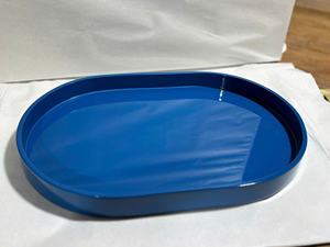 Bandeja de Servir Moderna de Laca, Forma Personalizada, Elegante Bandeja Decorativa para Comida, Bebidas, Té, Café, Mesa de Comedor - Product Image 6