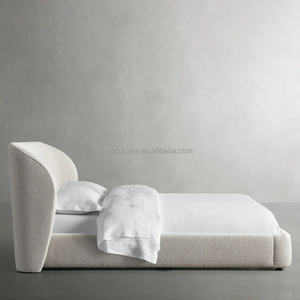 <span class=keywords><strong>Cama</strong></span> Moderna y Acogedora con Estructura de Acero Tapizada y Suave, Diseño Elegante y Contemporáneo - Product Image 4