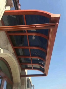 Auvent de toit 3x3 <span class=keywords><strong>4x4</strong></span> pour terrasse, balcon, piscine et parking, protection contre la pluie - Product Image 4