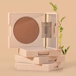 Palette di Bronzer in polvere pressata all'ingrosso vegano senza talco con trucco scuro ad alto pigmento