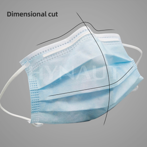 قناع وجه هينوت للاستعمال مرة واحدة 3 طبقات EN14683 typr IIR - Product Image 4