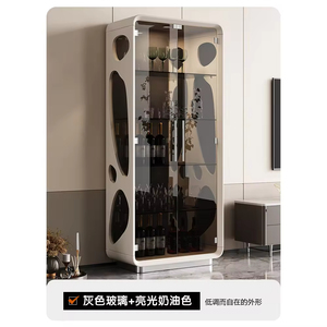 Vitrina de Exhibición Hecha a Mano <span class=keywords><strong>2026</strong></span>, Mueble para Vinos de Salón, Mueble Alto de Vidrio, Estilo Lujoso y Moderno, Mueble para TV de Pared, Barra de Vinos - Product Image 4