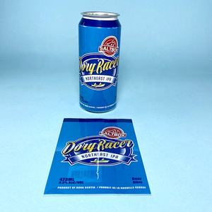 Funda termorretráctil con pegamento para lata de cerveza, etiqueta retráctil con logotipo personalizado - Product Image 5