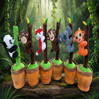 Best-seller transfrontalier : Jouet cactus dansant en peluche Chante et danse Jouet en peluche motorisé classique pour garçons et filles