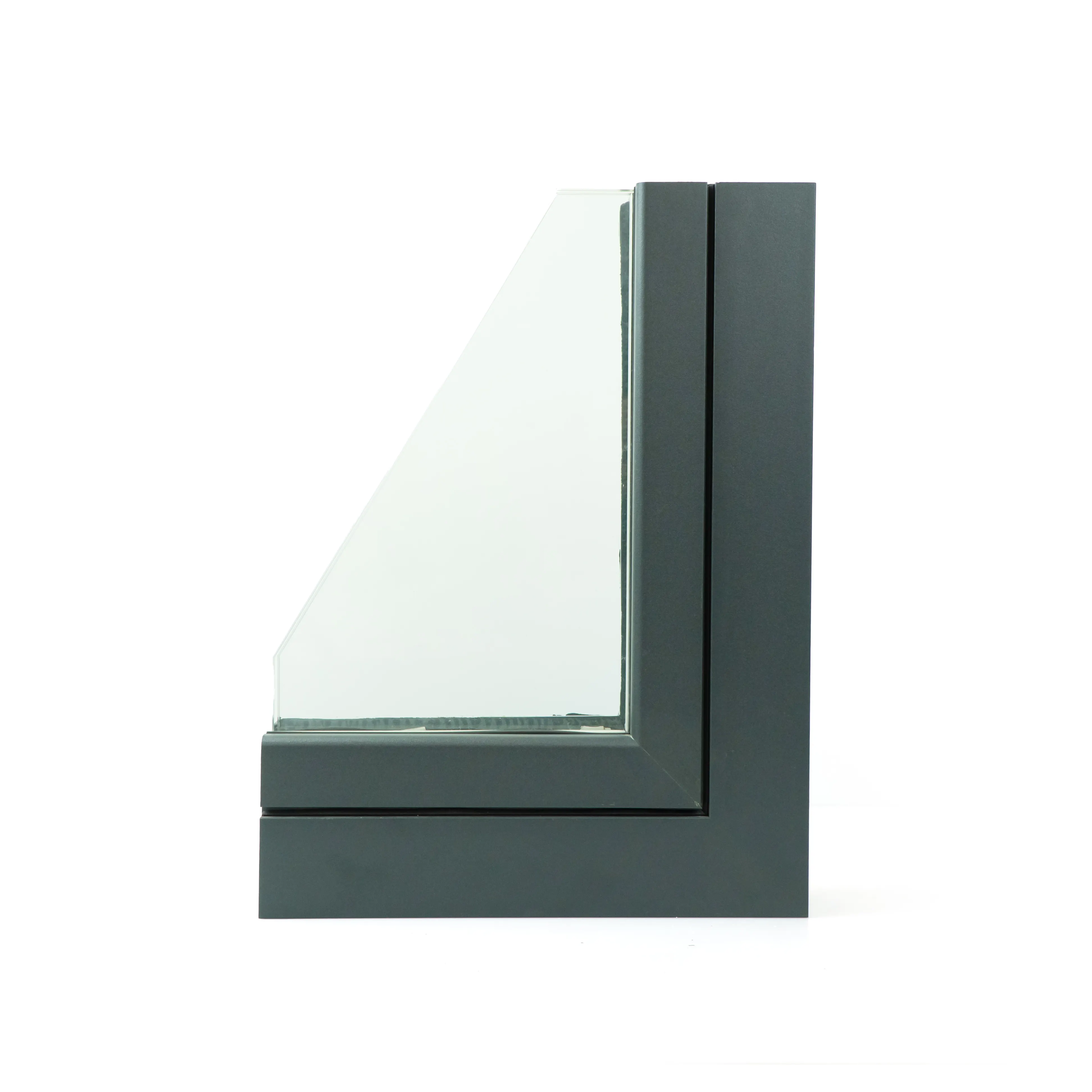 防音住宅両開き窓強化ガラスサーマルブレイクアルミニウムシステムウィンドウ