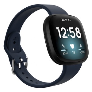Bracelet de <span class=keywords><strong>montre</strong></span> en Silicone souple pour <span class=keywords><strong>Fitbit</strong></span> Versa 3 <span class=keywords><strong>Sense</strong></span> Smart Watch 2020 - Product Image 5
