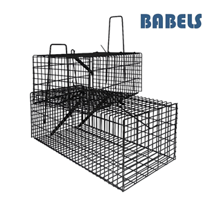 Fabrication de <span class=keywords><strong>prix</strong></span> extérieur intérieur automatique piège à rat Cage piège à souris à maille métallique noire - Product Image 2