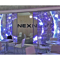 Lecede Store Window Publicidad Pantalla LED Pantallas LED de vidrio E de alta visibilidad