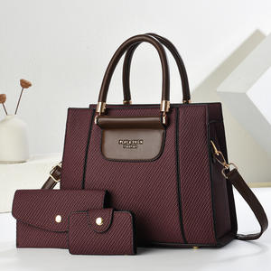 Conjunto de Tres Piezas de Bolsos de Mano para Mujer, Estilo Europeo y Americano 2025, Gran Capacidad - Product Image 2