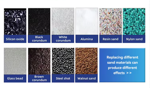 Stainless Steel Wet Sand Blasting Cabinet with Pump for Aerospace Parts Manual Operation High - Product Image 4