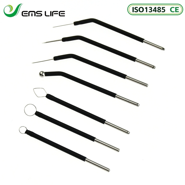 Wholesale 7PCS/Set Dental Electrode ESU Pencil 70mm*1.6mm Electrosurgery Unit Use for Dentists/Pet Therapy