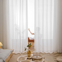 Rideaux en tulle DaiRui à haute densité de tissu diamanté, modernes et minimalistes, pour hôtel, respirants et filtrant la lumière