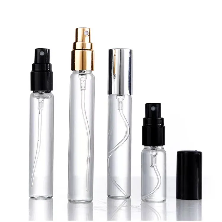 1ml 2ml 3ml 5ml 10ml Tester Vial Refillable Empty Perfume Samples Mini Glass Spray Bottles