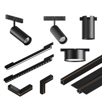 Nouvel arrivage : Système d'éclairage sur rail 5 mm en aluminium et fer, luminaires LED magnétiques modernes, réglables et à intensité variable