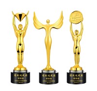 Trophée de football personnalisé en métal 3D sur mesure, vente en gros d'usine, coupe de récompense sportive