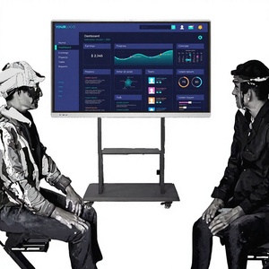 Pantalla Interactiva Hiseeview, Soporte Móvil Portátil, Pizarra Blanca de 55 Pulgadas, Pantalla Táctil Inteligente LED Android Windows 40 Tou - Product Image 2