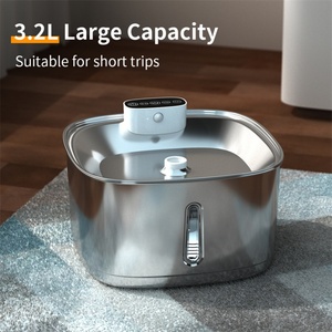 Distributeur d'eau automatique intelligent pour chats et chiens ZHITIAN, capacité de 3,2 L, fontaine pour animaux de compagnie en métal écologique, modèle YX-01 CN/GUA - Product Image 3