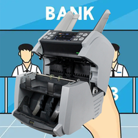 Compteur de billets portable 6070, machine de tri et de comptage de monnaie mixte, qualité bancaire, robuste