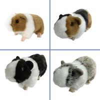 PP coton remplissage peluche souris 18cm mignon peluche jaune souris jouets peluche cochon d'inde
