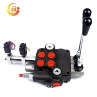 Vanne de commande directionnelle électro-hydraulique série P80 80L-Min à 2 bobines, commande sans fil, retour par ressort, personnalisée pour tracteur