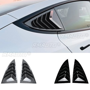 For Tesla <b>Model</b> 3 Body <b>Kit</b> Rear Window Side Vent Shutter Louver Cover Trim for Tesla <b>Model</b> 3 2024+ Car Accessories - Product Image 2
