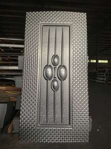 Panneaux de porte en tôle laminée à froid d'épaisseur personnalisée par le fabricant, revêtement de porte en acier - Product Image 6