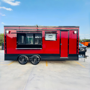 Remolques Personalizables para <span class=keywords><strong>Comida</strong></span> Rápida y Callejera, Carritos de Café con Equipamiento de Cocina Completo, Incluye Barbacoa en Oferta - Product Image 5